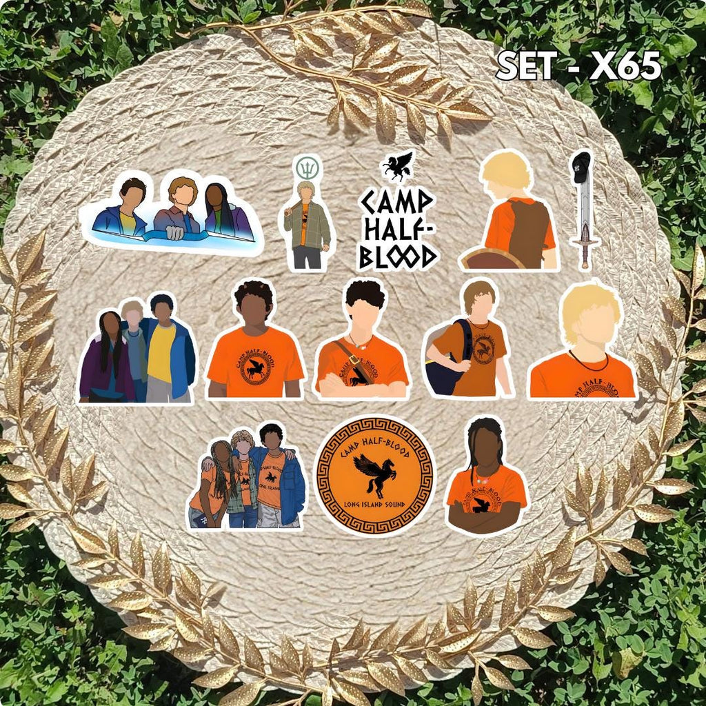 Percy Jackson Inspired Sticker Pack | Annabeth, Grover & Chiron Fan Art Vinyl Stickers