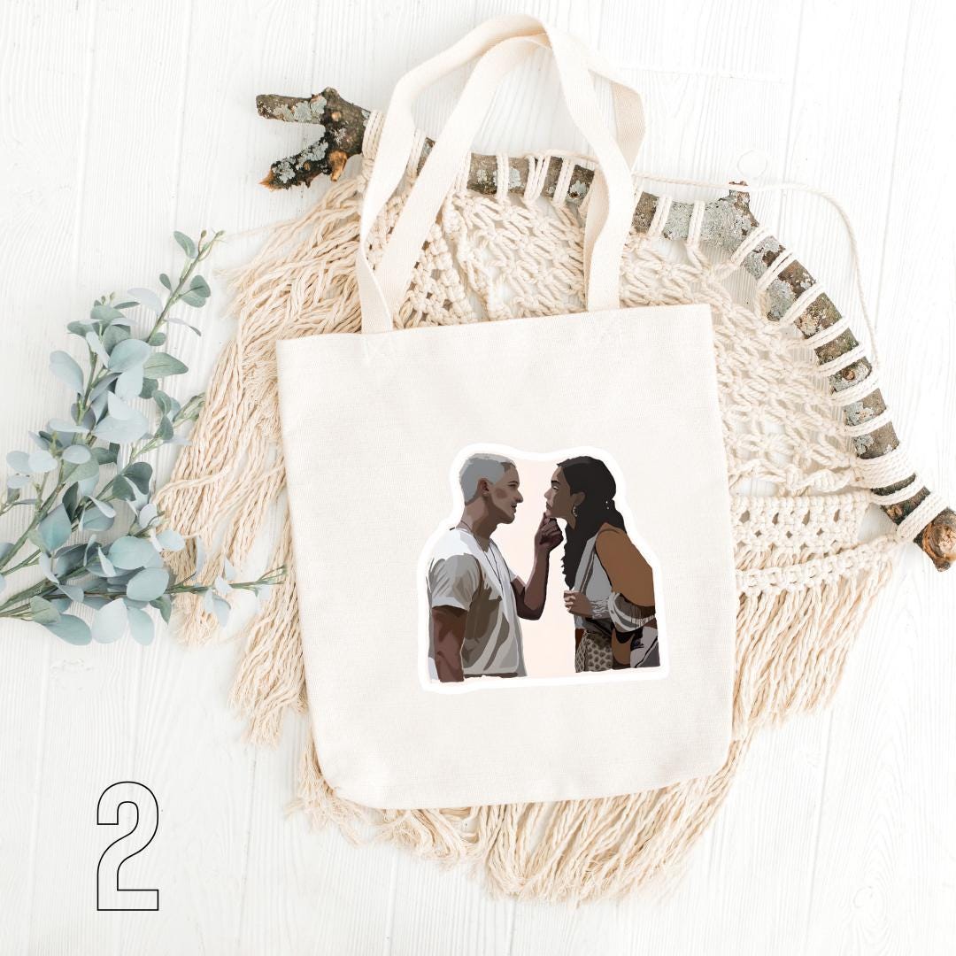 The Hunger Games Inspired Tote Bag | Katniss, Peeta & Gale Cotton Bag | Dystopian Movie Aesthetic Gift