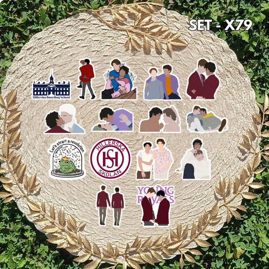 Young Royals / Young Royals sticker set – Wilhelm, Simon, August