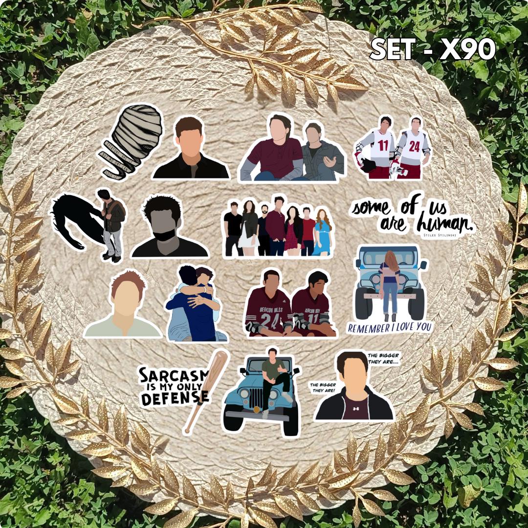 Zestaw naklejek Teen Wolf / Teen Wolf – Scott McCall i Stiles Stilinski