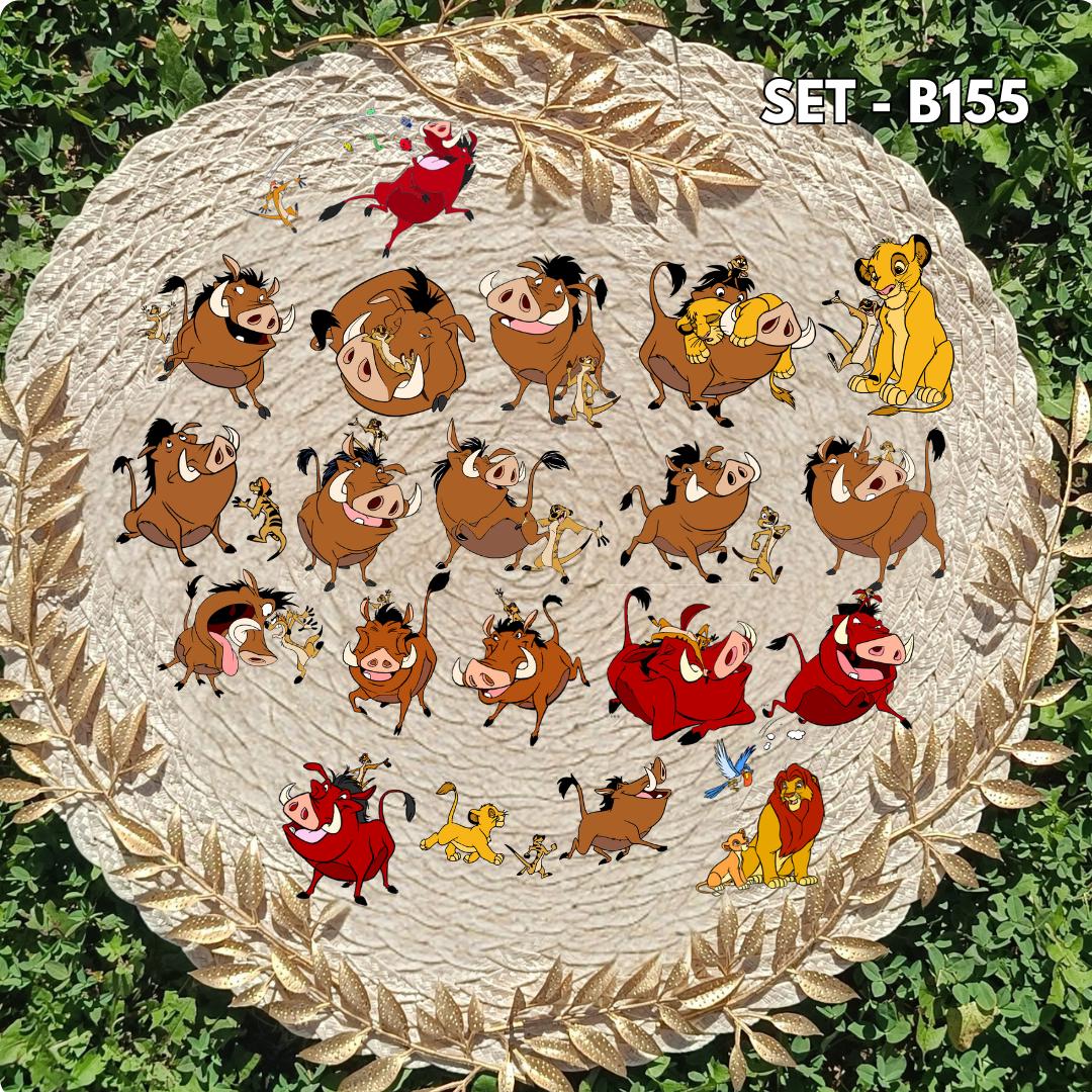 The Lion King Inspired Sticker Pack | Simba, Nala & Kovu Fan Art Vinyl Stickers