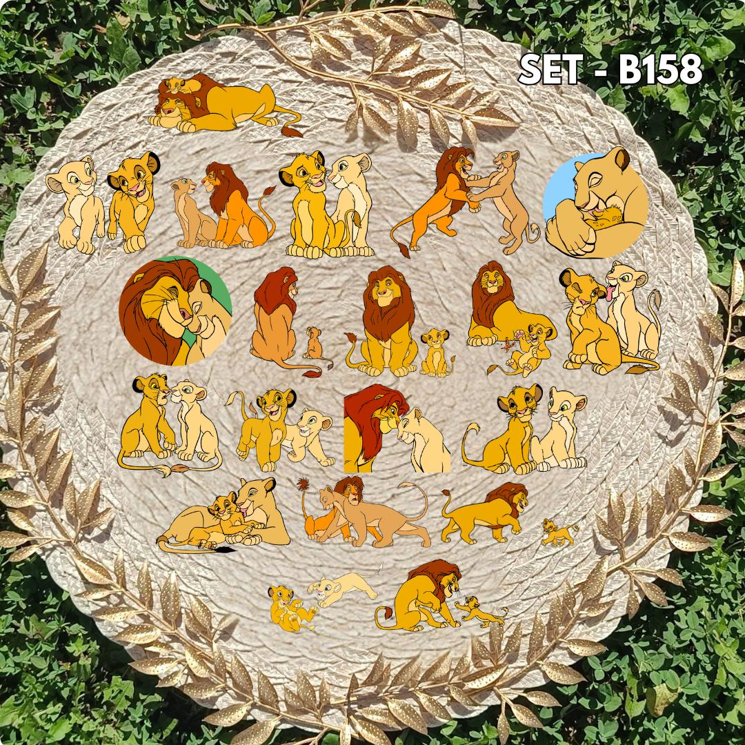 The Lion King Inspired Sticker Pack | Simba, Nala & Kovu Fan Art Vinyl Stickers