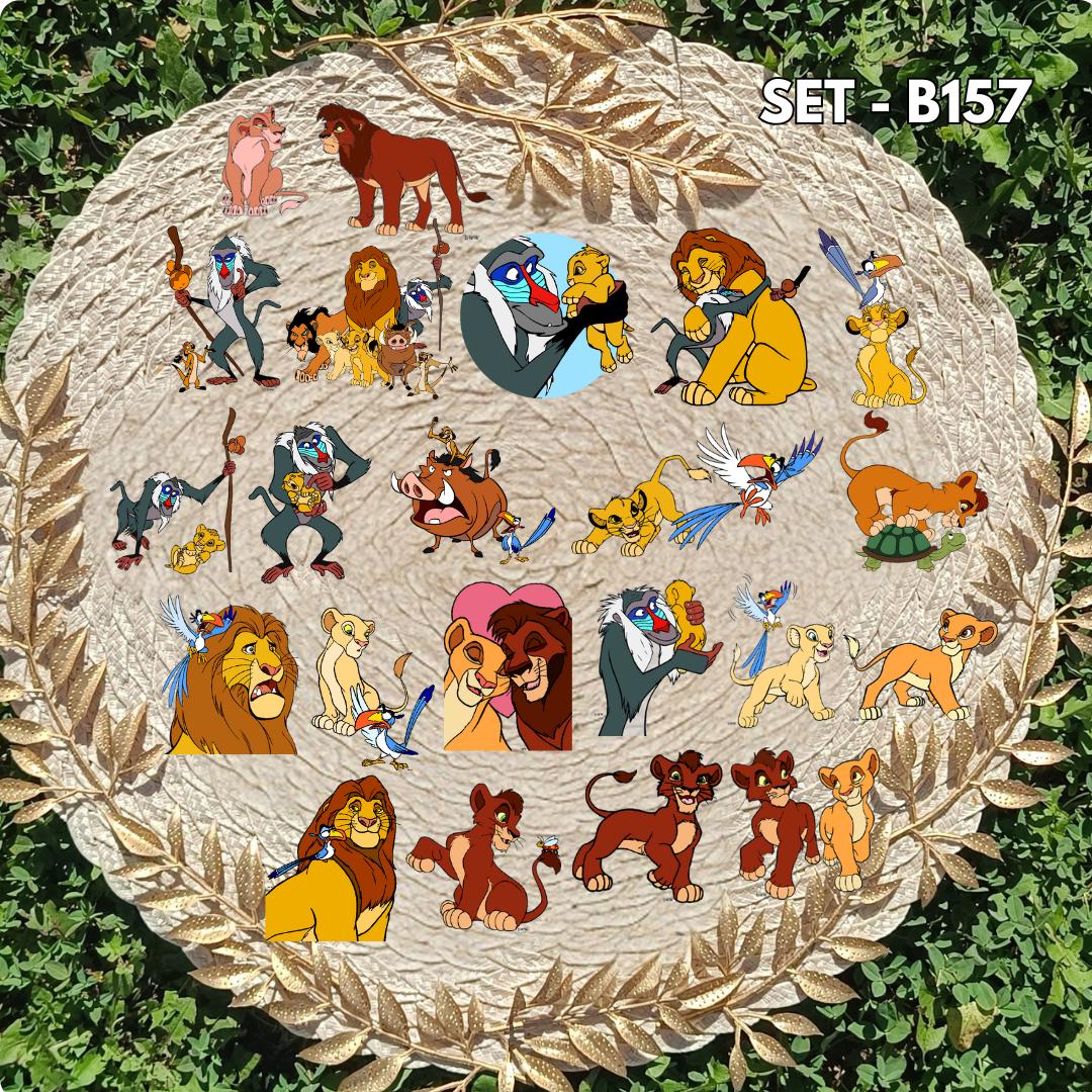 The Lion King Inspired Sticker Pack | Simba, Nala & Kovu Fan Art Vinyl Stickers