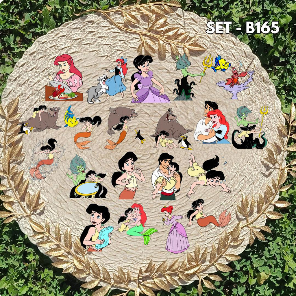 The Little Mermaid Inspired Sticker Pack | Ariel & Melody Fan Art Vinyl Stickers