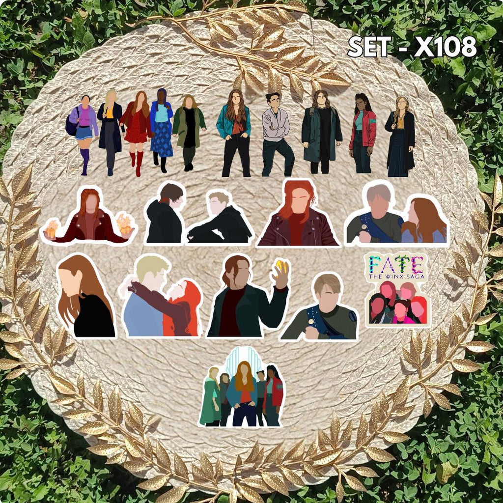 Fate: The Winx Saga Inspired Sticker Pack | Bloom, Stella & Aisha Fan Art Vinyl Stickers