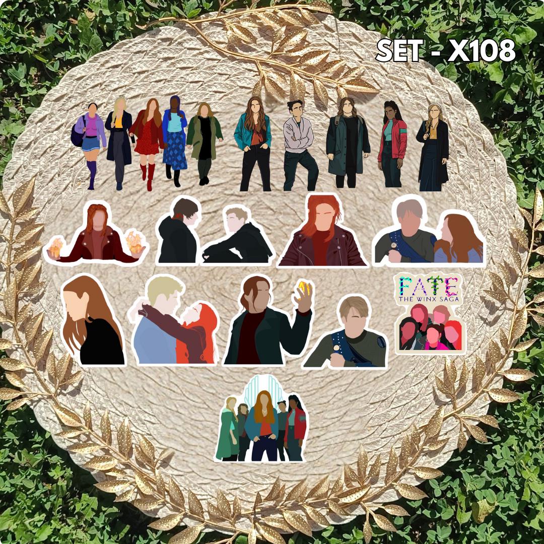 Fate: The Winx Saga Inspired Sticker Pack | Bloom, Stella & Aisha Fan Art Vinyl Stickers