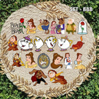 Sada samolepek – Piękna i Bestia / Beauty and the Beast