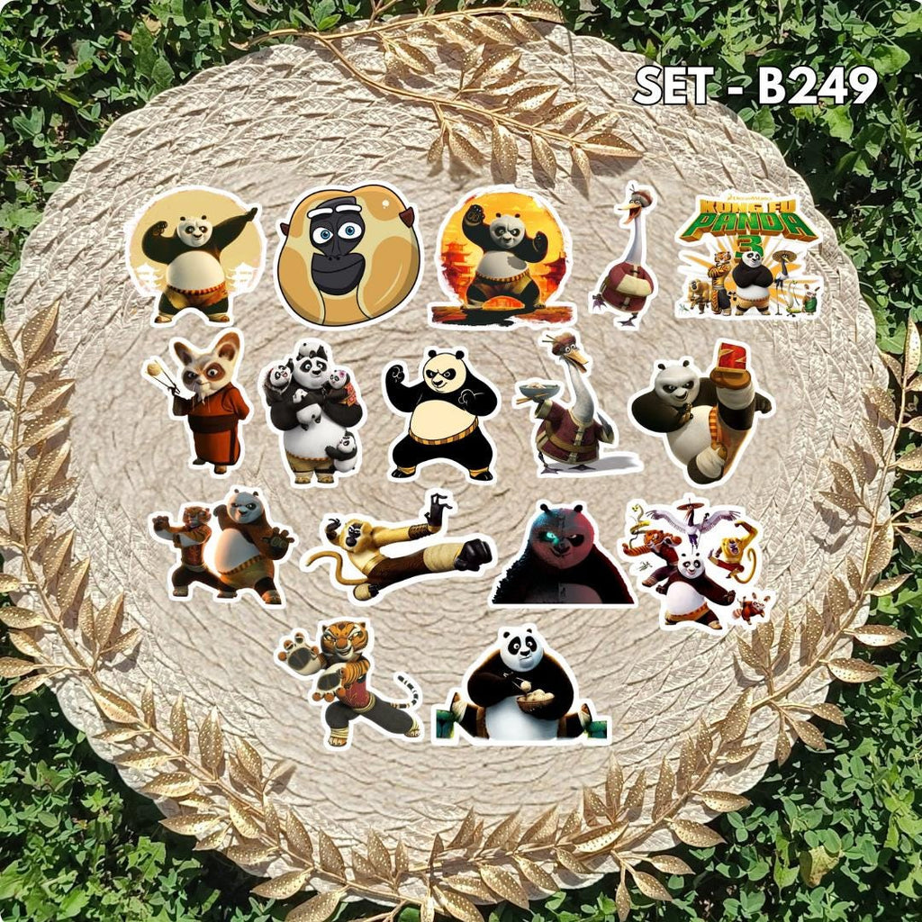 Kung Fu Panda Inspired Sticker Pack | Po & The Furious Five Fan Art Vinyl Stickers