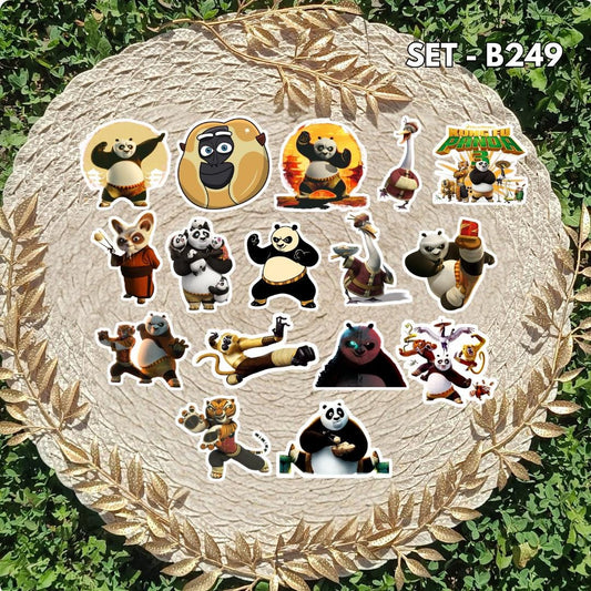 Zestaw naklejek Kung Fu Panda / Kung Fu Panda – Po i Furious Five