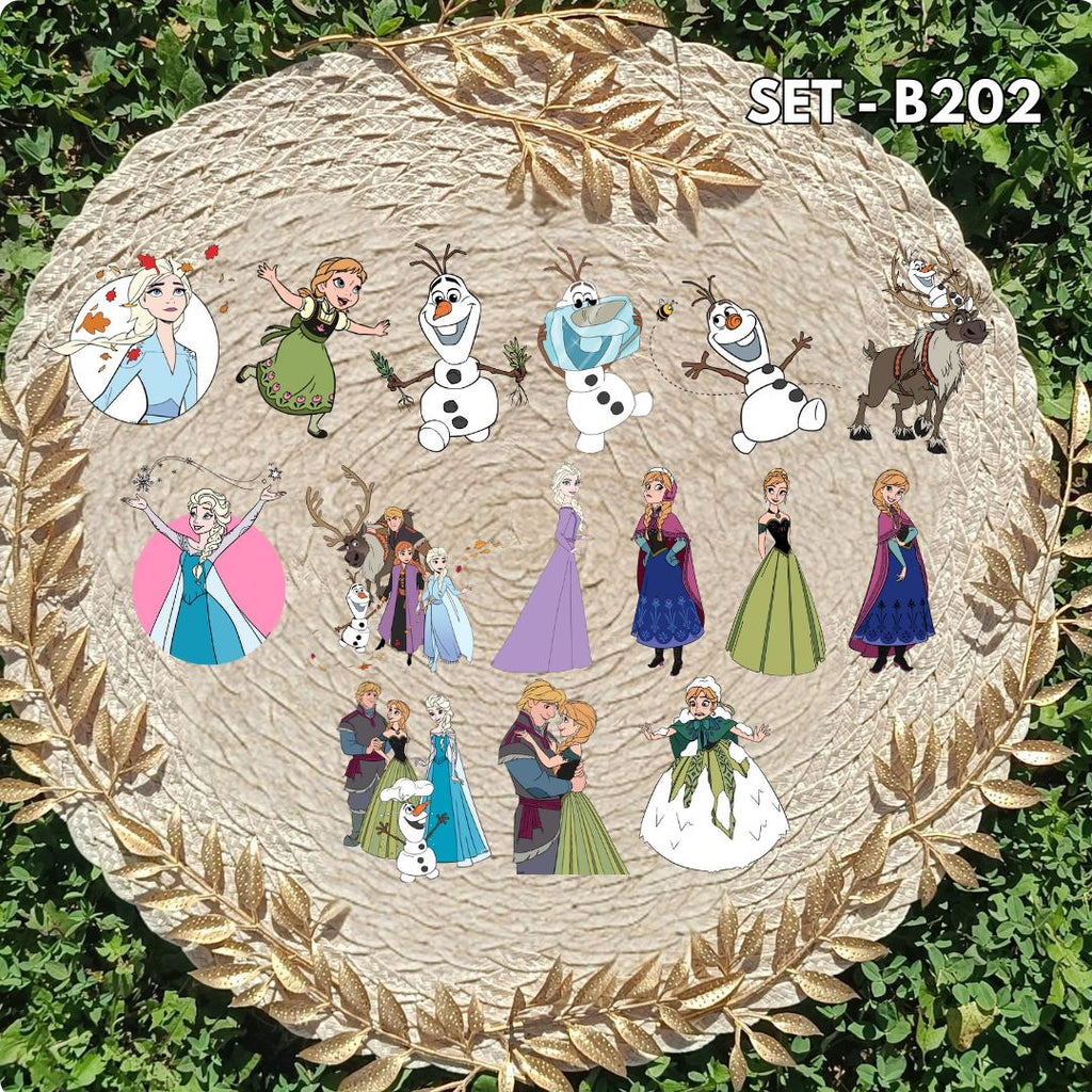 Frozen Inspired Sticker Pack | Elsa, Anna & Olaf Fan Art Vinyl Stickers