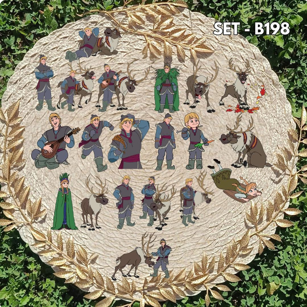 Frozen Inspired Sticker Pack | Elsa, Anna & Olaf Fan Art Vinyl Stickers