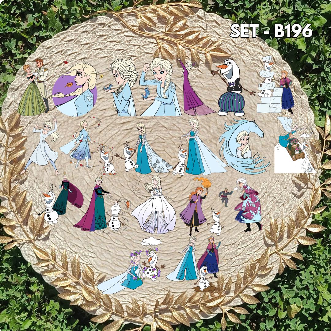 Frozen Inspired Sticker Pack | Elsa, Anna & Olaf Fan Art Vinyl Stickers