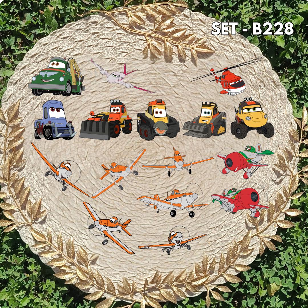 Planes Inspired Sticker Pack | Dusty & El Chupacabra Fan Art Vinyl Stickers