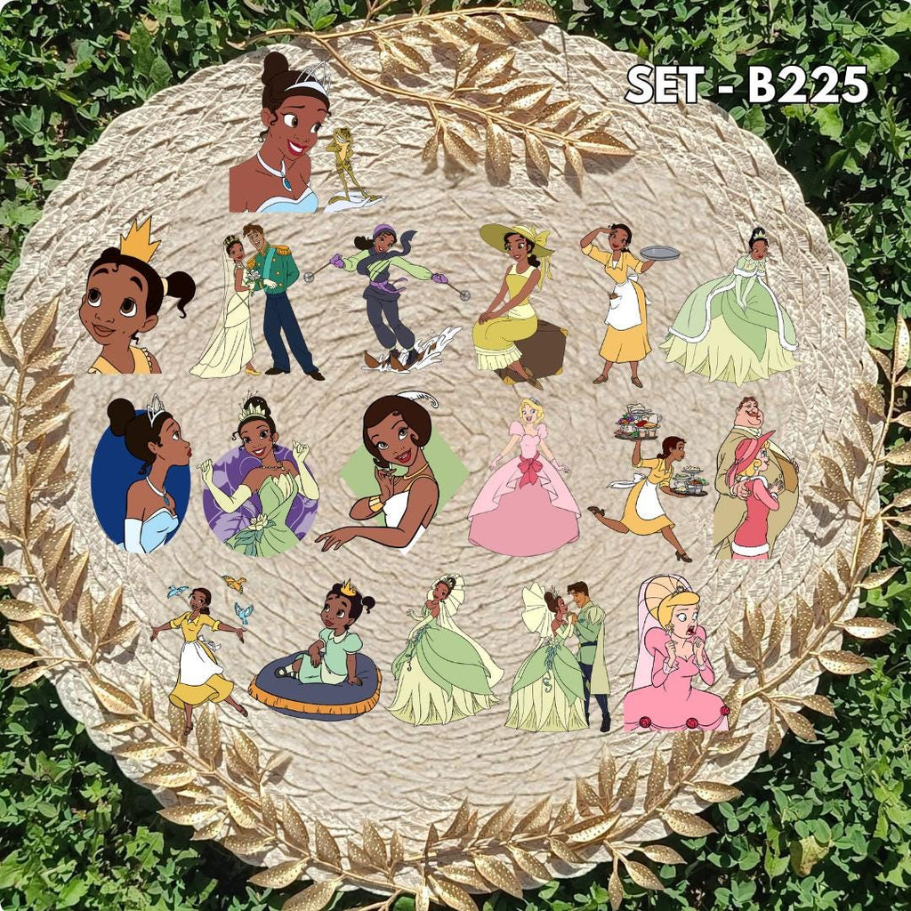 The Princess and the Frog Inspired Sticker Pack | Tiana & Naveen Fan Art Vinyl Stickers