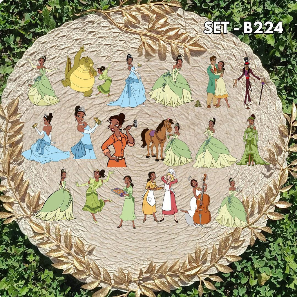 The Princess and the Frog Inspired Sticker Pack | Tiana & Naveen Fan Art Vinyl Stickers
