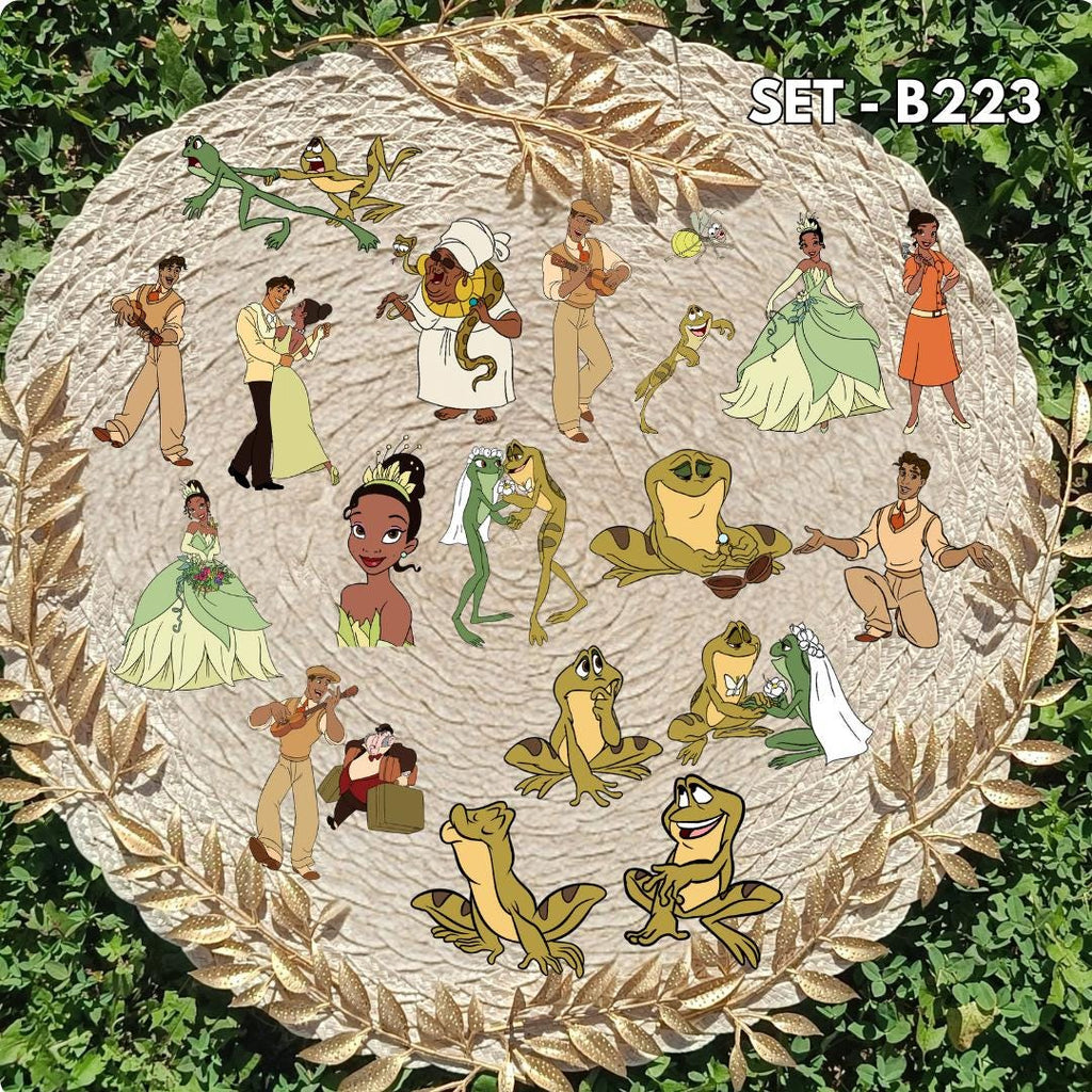 The Princess and the Frog Inspired Sticker Pack | Tiana & Naveen Fan Art Vinyl Stickers