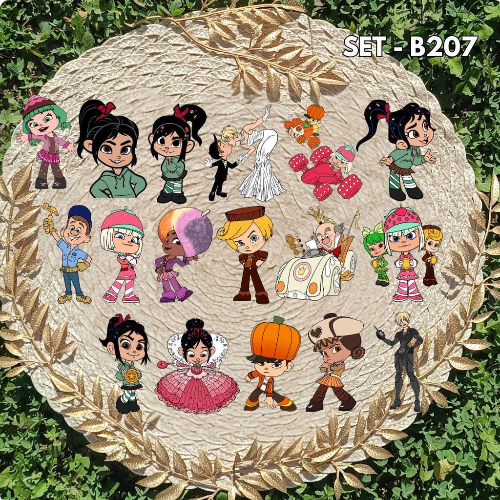 Wreck-It Ralph Inspired Sticker Pack | Ralph & Vanellope Fan Art Vinyl Stickers