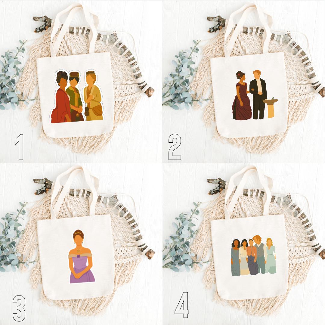 The Buccaneers, Nan St. George, Jinny St. George, Conchita Closson, Lizzy Elmsworth, Mabel Elmsworth, Lord James Seadown | Inspired Tote Bag