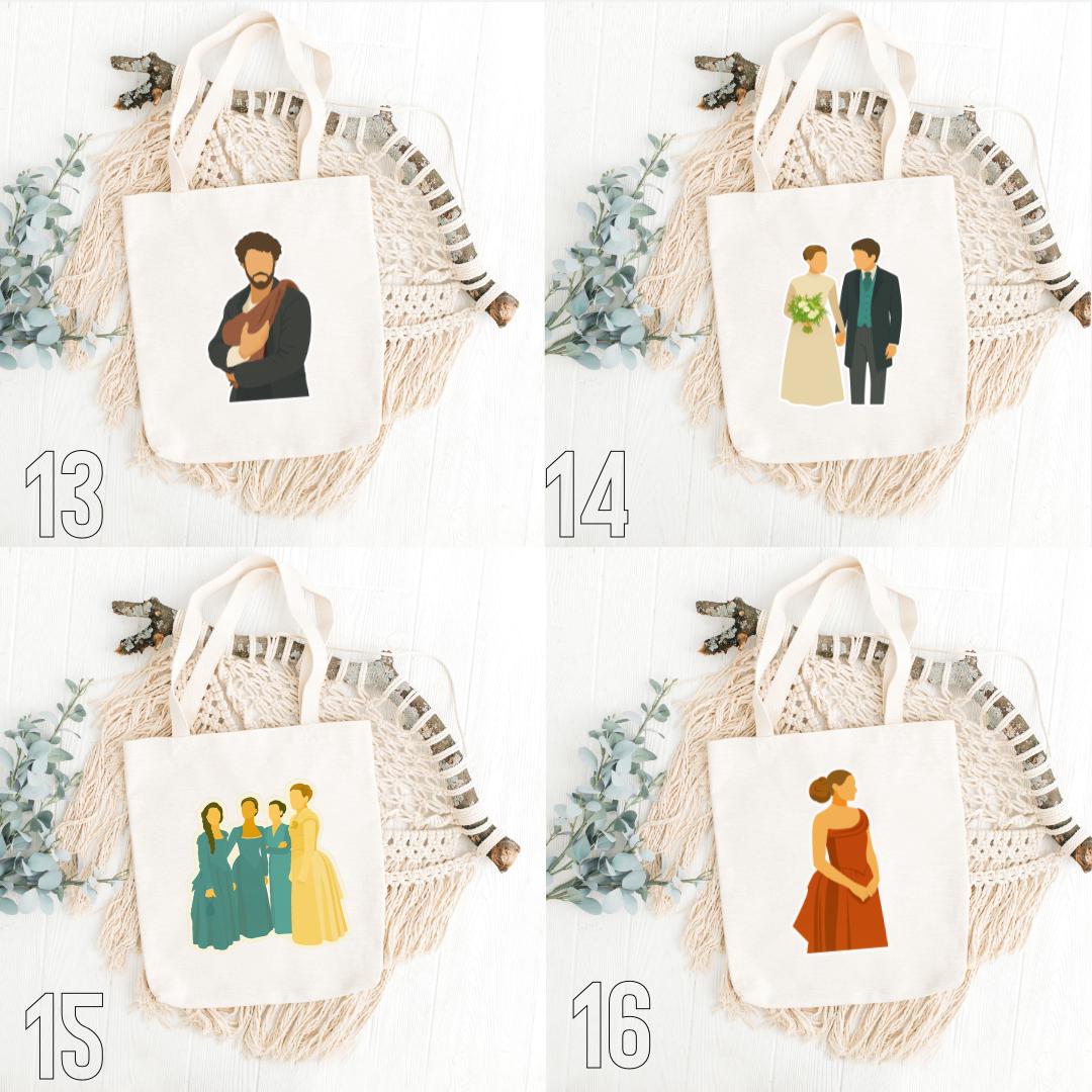 The Buccaneers, Nan St. George, Jinny St. George, Conchita Closson, Lizzy Elmsworth, Mabel Elmsworth, Lord James Seadown | Inspired Tote Bag