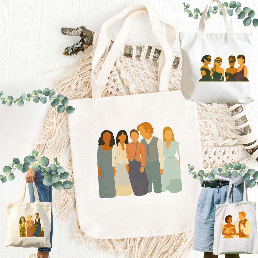 The Buccaneers, Nan St. George, Jinny St. George, Conchita Closson, Lizzy Elmsworth, Mabel Elmsworth, Lord James Seadown | Inspired Tote Bag