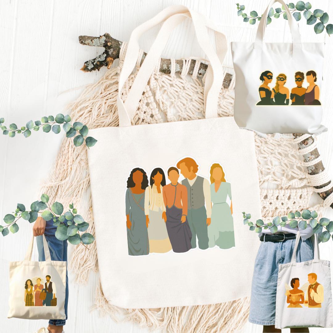 The Buccaneers, Nan St. George, Jinny St. George, Conchita Closson, Lizzy Elmsworth, Mabel Elmsworth, Lord James Seadown | Inspired Tote Bag