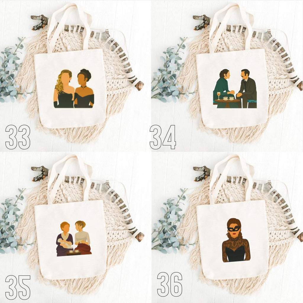 The Buccaneers, Nan St. George, Jinny St. George, Conchita Closson, Lizzy Elmsworth, Mabel Elmsworth, Lord James Seadown | Inspired Tote Bag