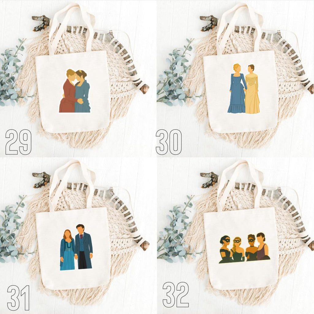 The Buccaneers, Nan St. George, Jinny St. George, Conchita Closson, Lizzy Elmsworth, Mabel Elmsworth, Lord James Seadown | Inspired Tote Bag