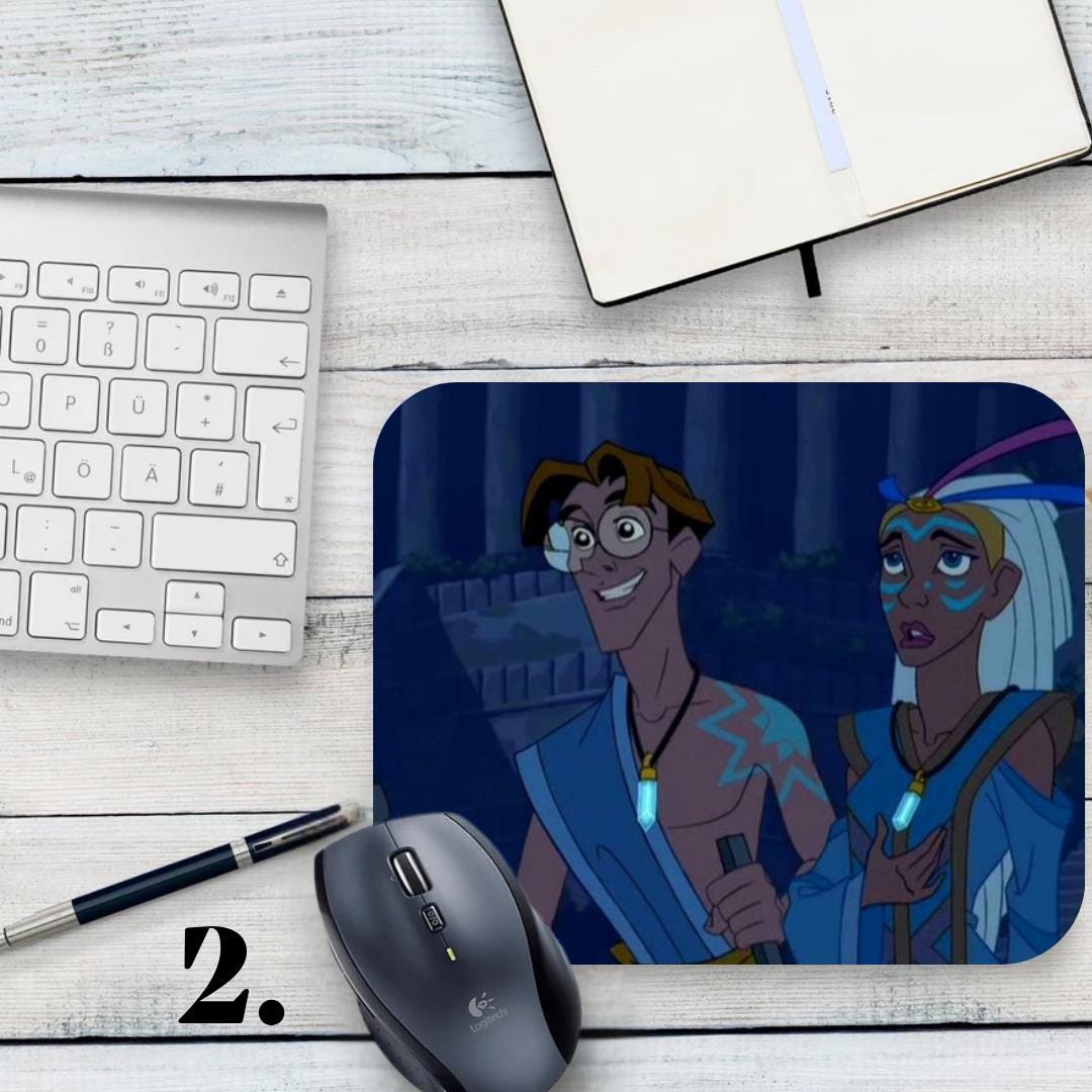 Atlantis: The Lost Empire Mouse Pad - Milo and Kida