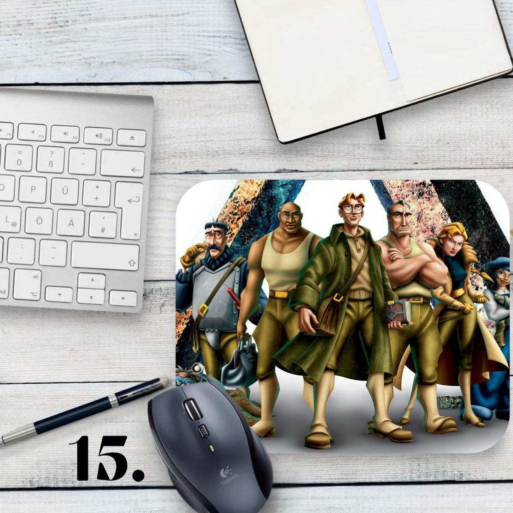 Atlantis: The Lost Empire, Milos Return, Milo, Kida, Kidagakash Nedakh, Audrey Ramirez, Vincenzo, Gaetan, Joshua Sweet, Disney | MAUSEPAD