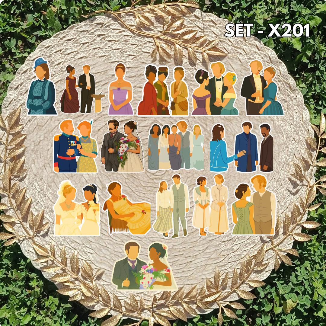 Zestaw naklejek Łowczynie / The Buccaneers – Nan St. George i Conchita Closson