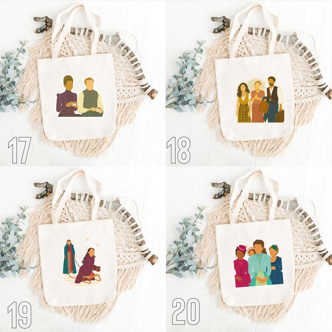 The Buccaneers, Nan St. George, Jinny St. George, Conchita Closson, Lizzy Elmsworth, Mabel Elmsworth, Lord James Seadown | Inspired Tote Bag