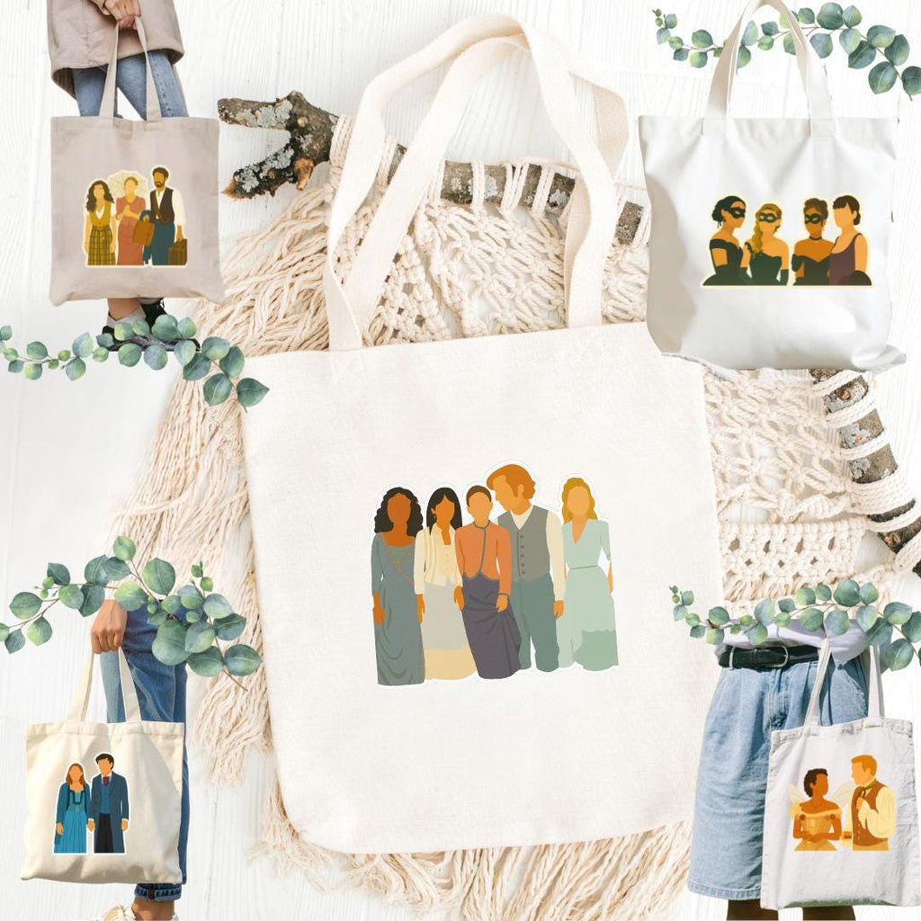 The Buccaneers, Nan St. George, Jinny St. George, Conchita Closson, Lizzy Elmsworth, Mabel Elmsworth, Lord James Seadown | Inspired Tote Bag