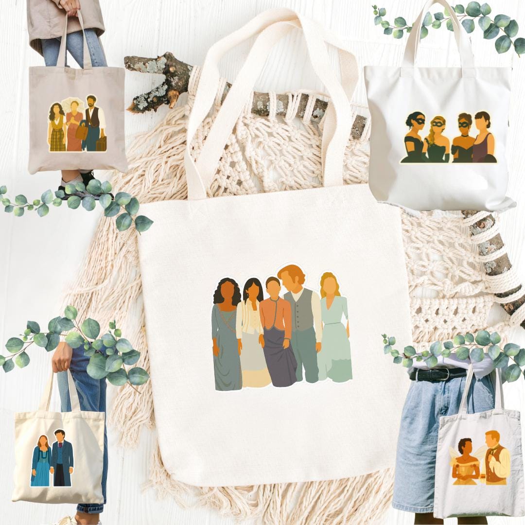 The Buccaneers, Nan St. George, Jinny St. George, Conchita Closson, Lizzy Elmsworth, Mabel Elmsworth, Lord James Seadown | Inspired Tote Bag
