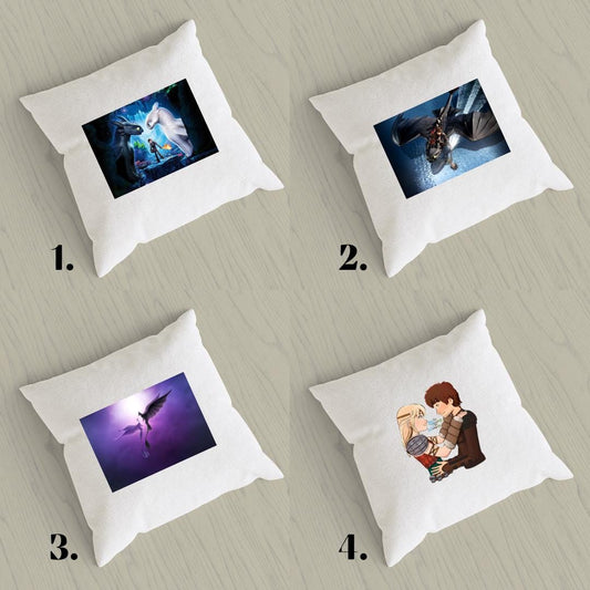 Poszewka na poduszkę Jak wytresować smoka / How to Train Your Dragon – Szczerbatek i Czkawka