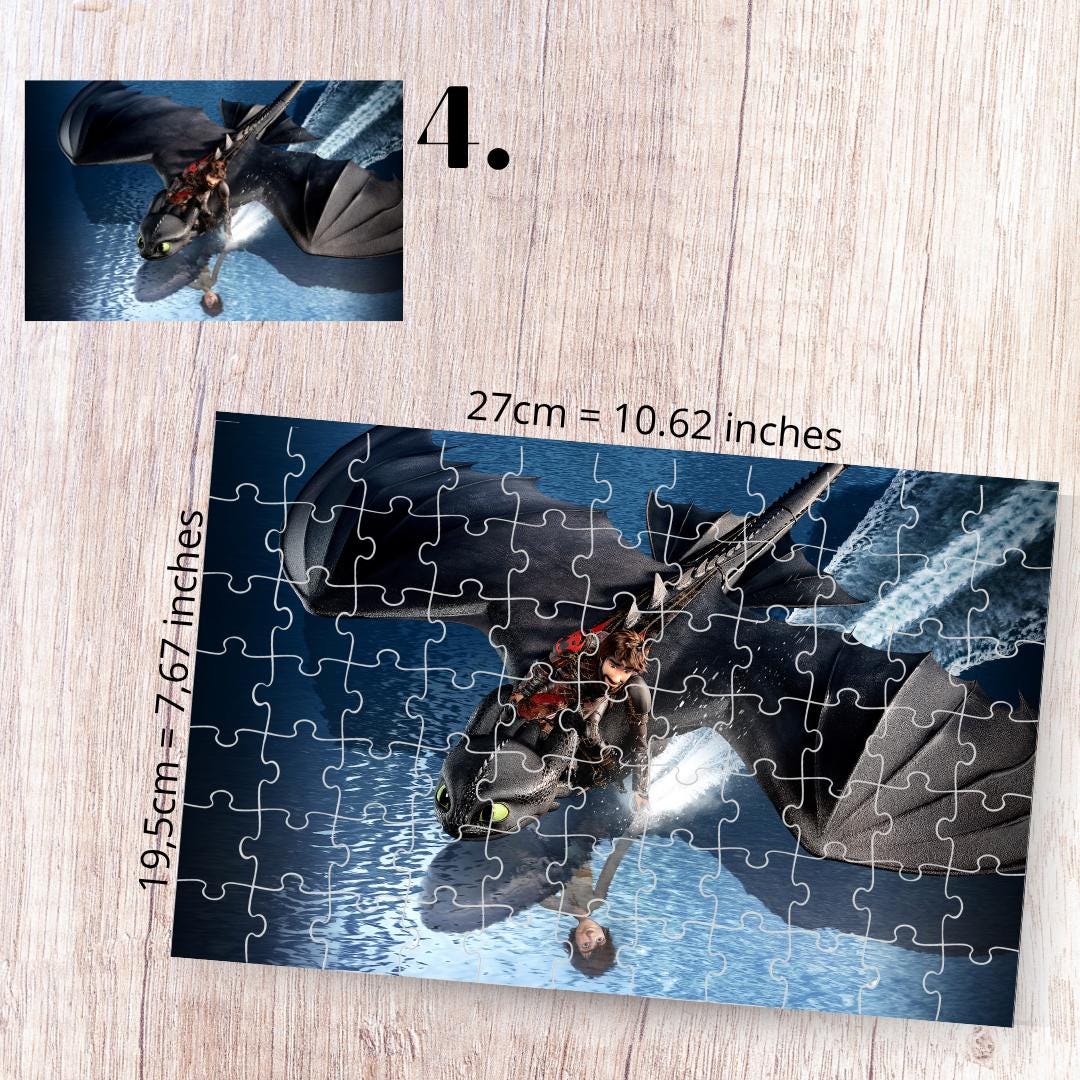 Puzzle 88 Pieces - How to Train Your Dragon Inspired