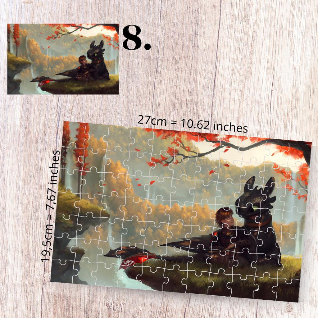 Puzzle 88 elementów – Jak wytresować smoka / How to Train Your Dragon