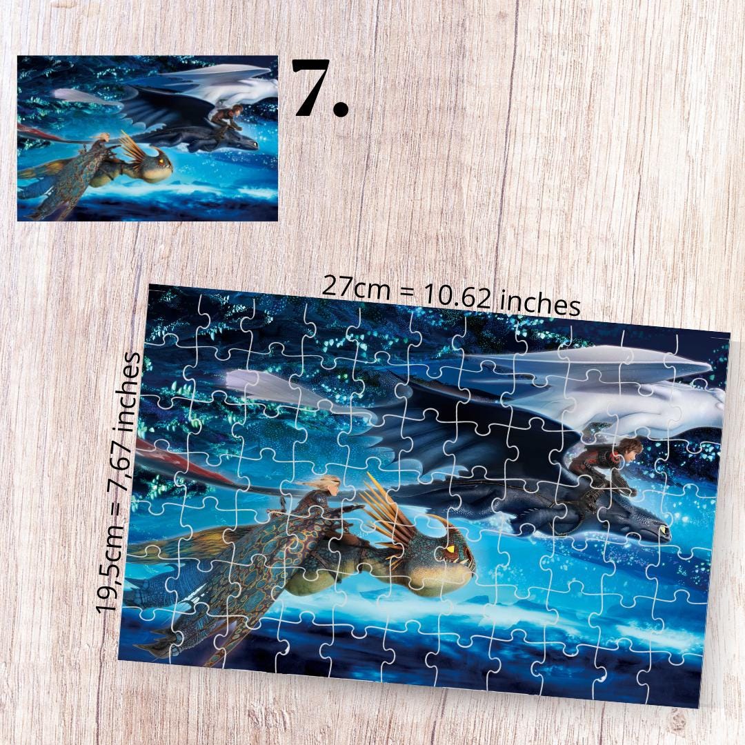 Puzzle 88 Pieces - How to Train Your Dragon Inspired