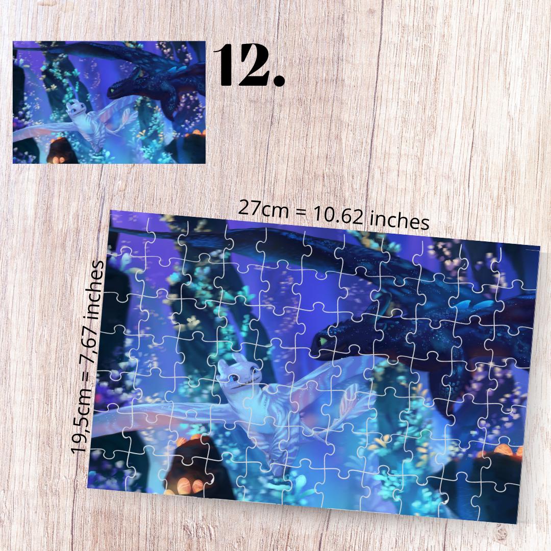 Puzzle 88 Pieces - How to Train Your Dragon Inspired
