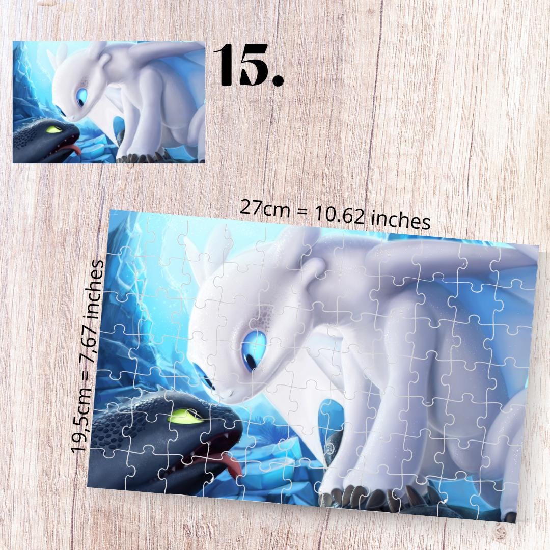 Puzzle 88 Pieces - How to Train Your Dragon Inspired