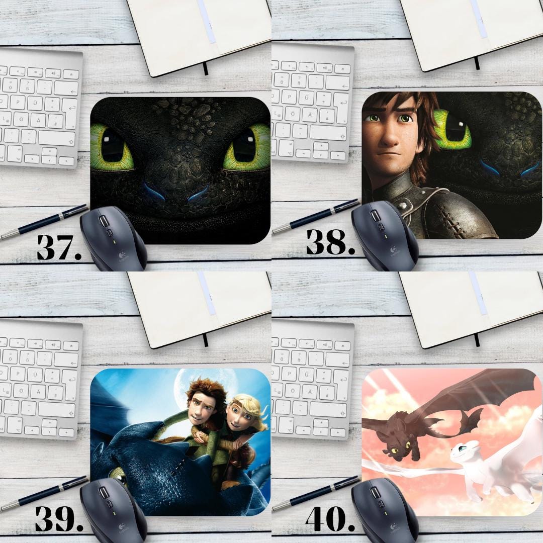 Podkładka pod mysz Jak wytresować smoka / How to Train Your Dragon – Szczerbatek i Czkawka