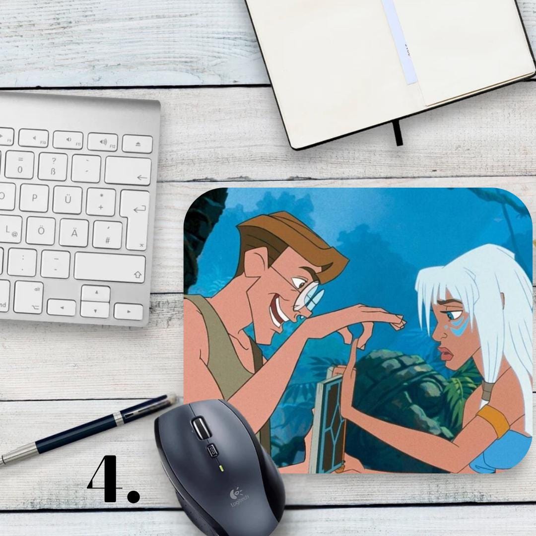 Atlantis: The Lost Empire Mouse Pad - Milo and Kida