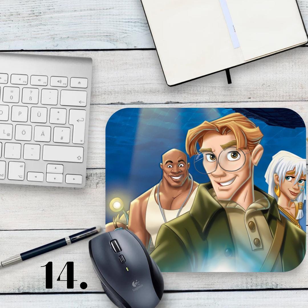 Atlantis: The Lost Empire, Milos Return, Milo, Kida, Kidagakash Nedakh, Audrey Ramirez, Vincenzo, Gaetan, Joshua Sweet, Disney | MAUSEPAD