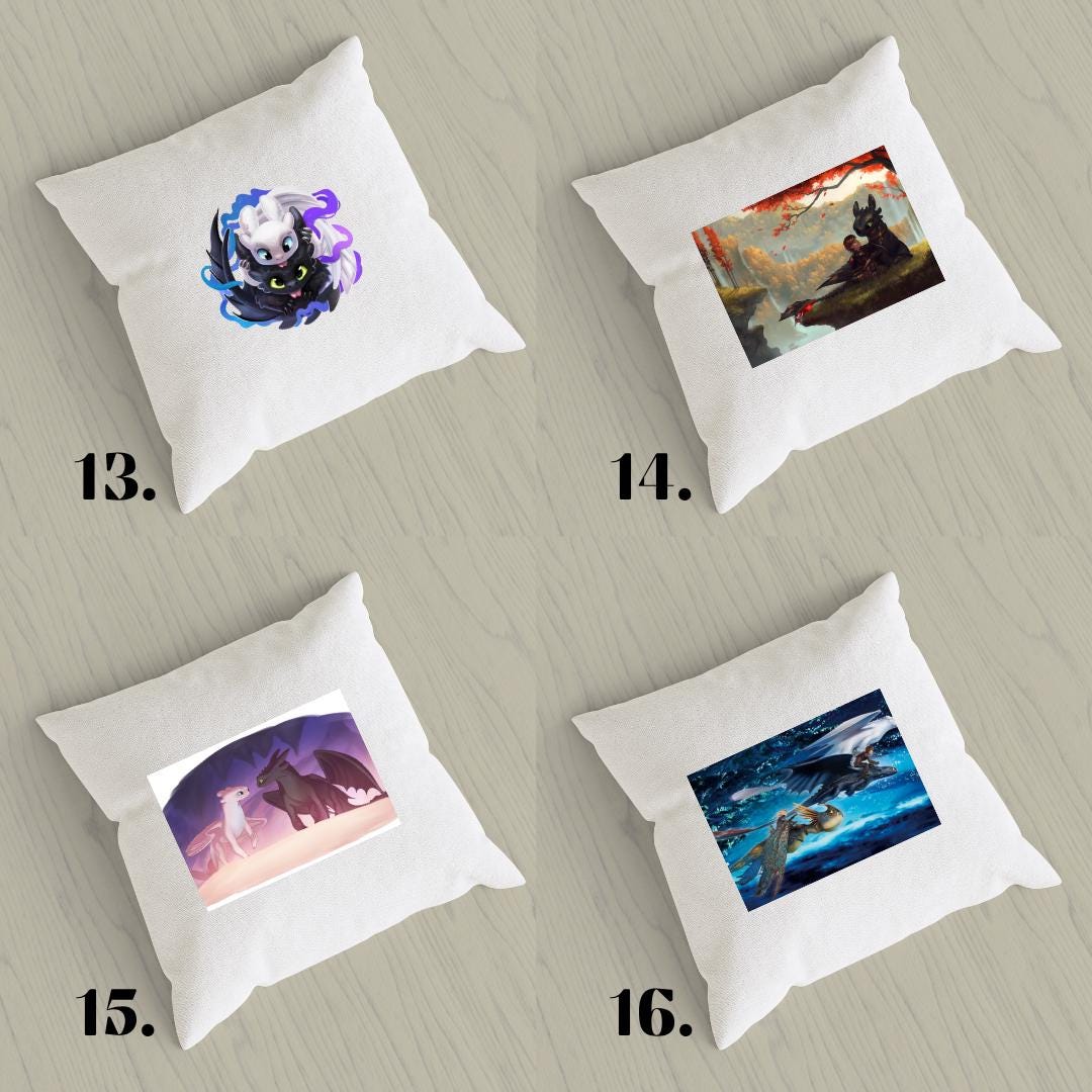 Poszewka na poduszkę Jak wytresować smoka / How to Train Your Dragon – Szczerbatek i Czkawka