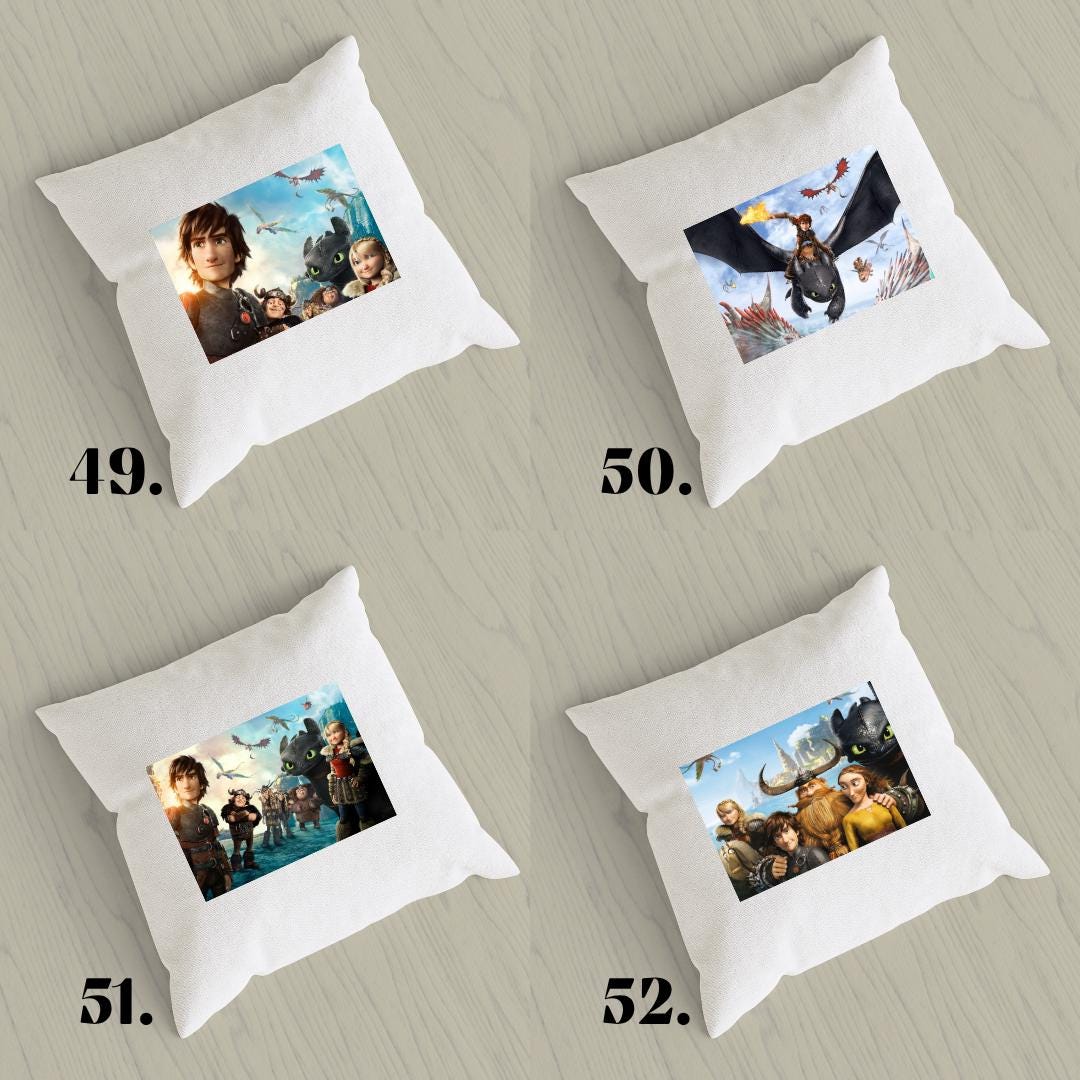 Poszewka na poduszkę Jak wytresować smoka / How to Train Your Dragon – Szczerbatek i Czkawka