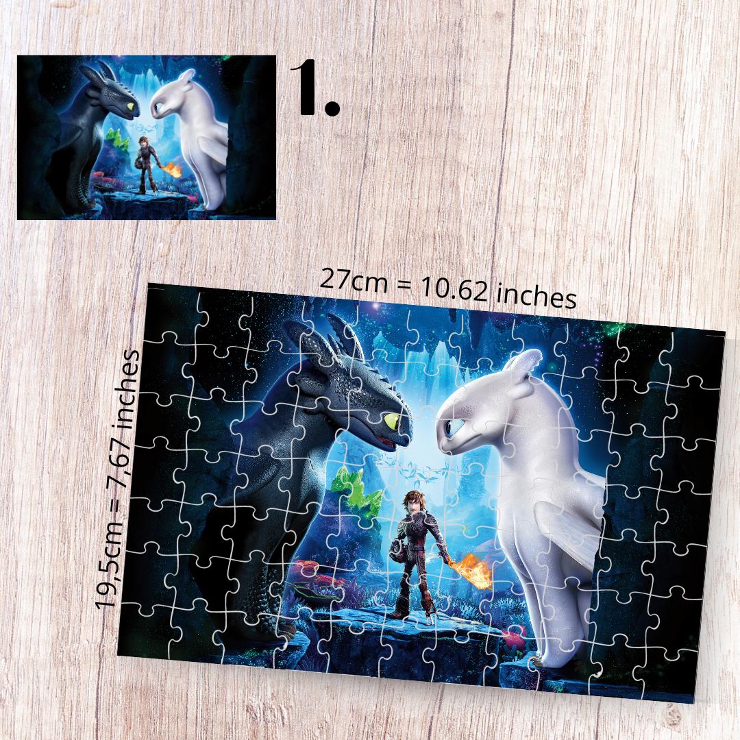 Puzzle 88 Pieces - How to Train Your Dragon Inspired