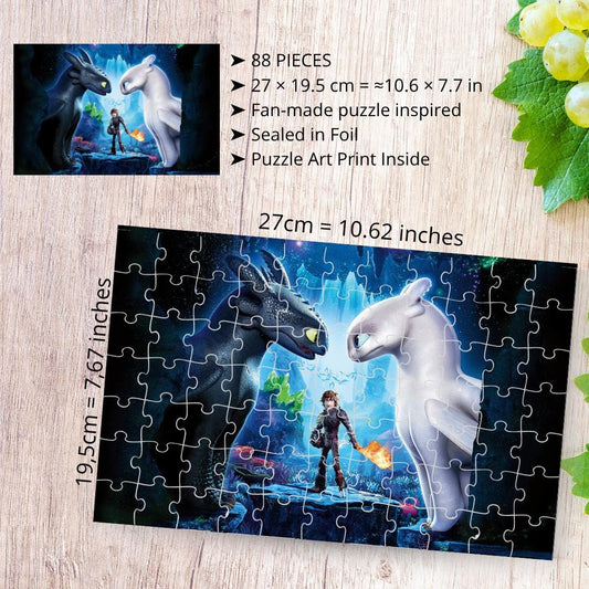 Puzzle Jak wytresować smoka / How to Train Your Dragon – Szczerbatek i Czkawka