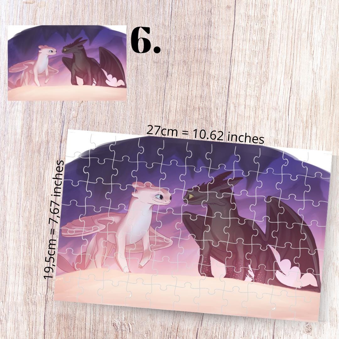 Puzzle 88 Pieces - How to Train Your Dragon Inspired
