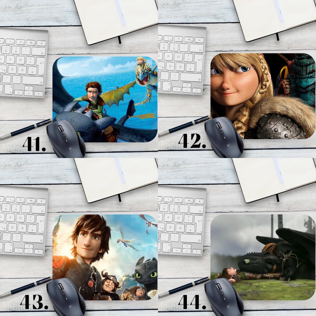 Podkładka pod mysz Jak wytresować smoka / How to Train Your Dragon – Szczerbatek i Czkawka