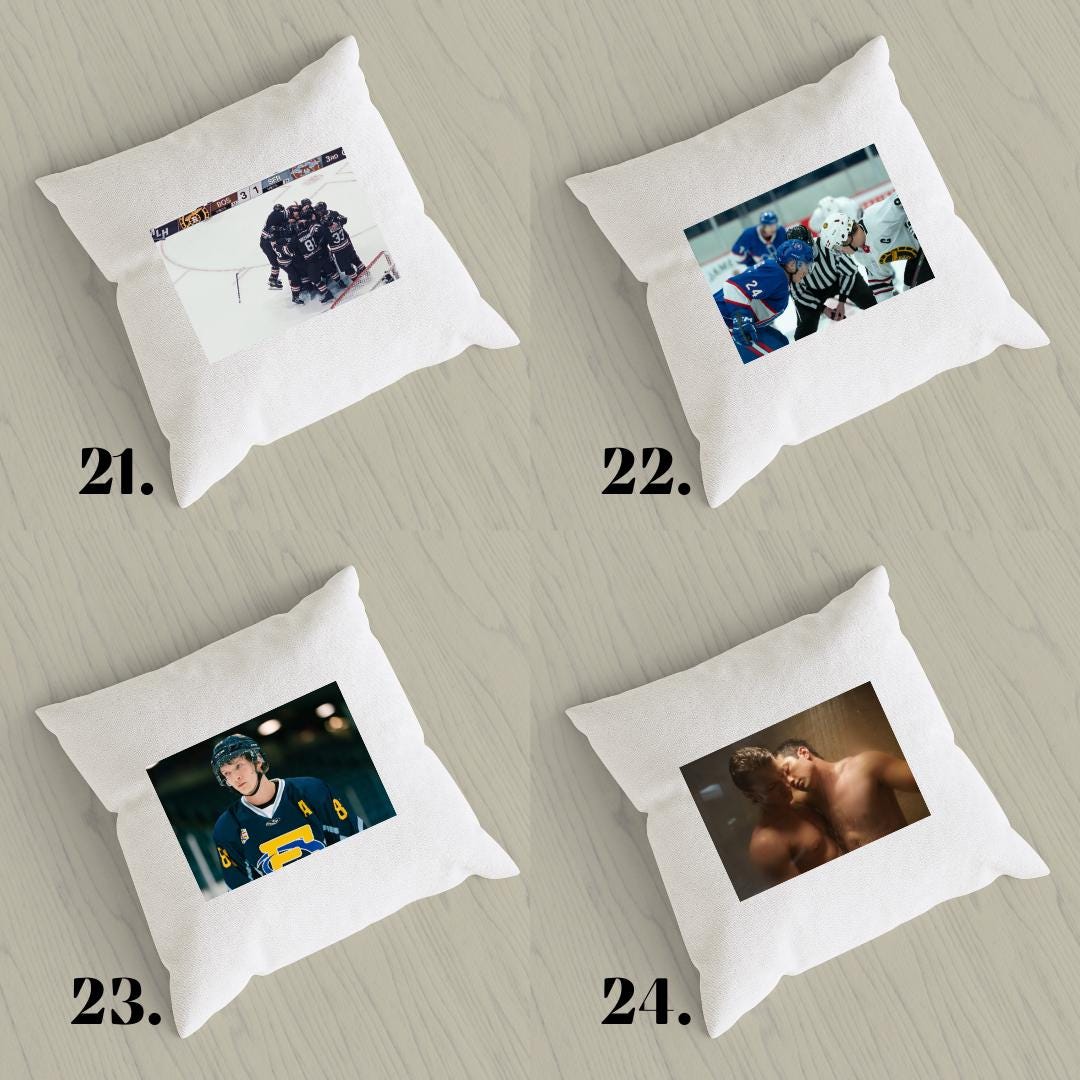 Poszewka na poduszkę - inspirowana Heated Rivalry