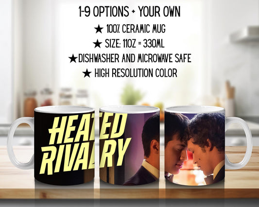 Kubek ceramiczny Gorąca rywalizacja / Heated Rivalry – romans sportowy, hokej